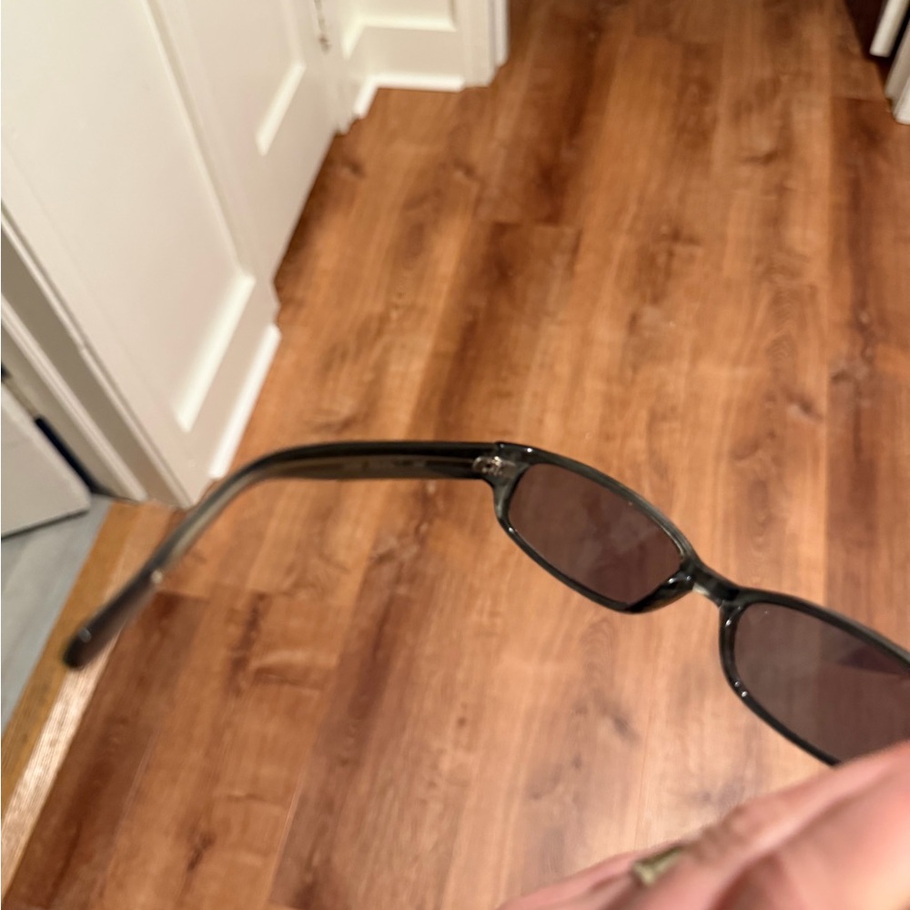Vintage Black Rectangular Glasses - Picture 2 of 2